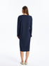 LC Waikiki Crew Neck Printed Women's Dress